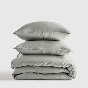 NWT Quince Bamboo Duvet Cover Set - Eucalyptus